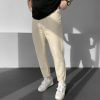 Krem Basic Boyfriend Kot Pantolon