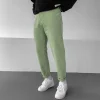 Yeşil Basic Boyfriend Pantolon