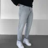 Buz Mavisi Eskitmeli Boyfriend Pantolon