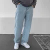 Mavi Baggy Kalıp Rahat Kesim Jean Pantolon