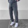Gri Boyfriend Normal Paça Jean Pantolon