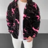Kalın Gramajlı Premium Renkli Sherpa Peluş Ceket