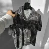 Mirage Flow Küba Yaka Efil Efil Alaçatı Gömlek
